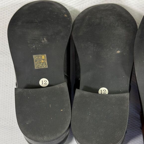 Women's Luoika Black and Brown Ankle Boots Bundle of 2 Pairs Sold Size 12 - Picture 8 of 10